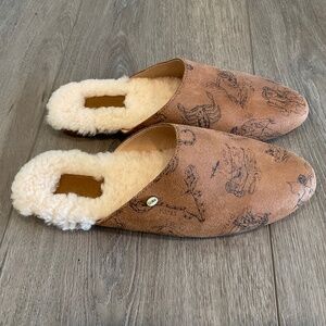 AUSTRALIA LUXE COLLECTIVE Marcos Constellation Chestnut Mule Slipper Size 8 NWOT